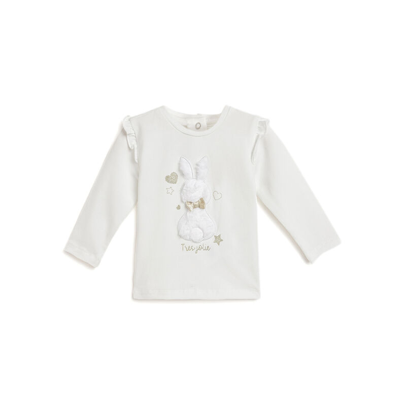 Girls Bronze Embellished Long Sleeve T-Shirt image number 0
